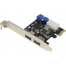 [NEW] KS-is KS-576 Контроллер PCIe USB 3.0 x 2 + 1