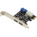 [NEW] KS-is KS-576 Контроллер PCIe USB 3.0 x 2 + 1