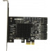 Контроллер PCI-E, SATA 6G 8 портов, чип Marvell 88se9215+JMB575, модель PCIe8SATAMar, Espada