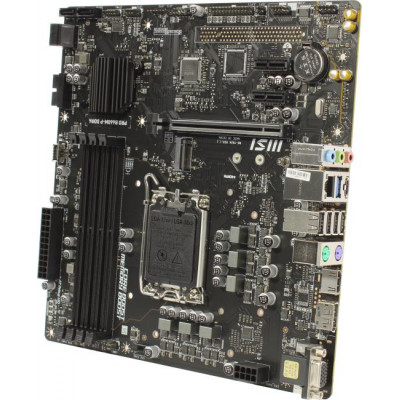 MSI PRO B660M-P DDR4 (RTL) LGA1700 B660 PCI-E Dsub+HDMI+DP GbLAN SATA MicroATX 4DDR4