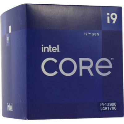 CPU Intel Core i9-12900 BOX 2.4 GHz/8PC+8EC/14+30Mb/60W/16 GT/s LGA1700