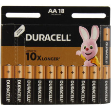 Duracell MN1500-18 (LR6) Size AA, 1.5V,щелочной (alkaline) уп.18 шт