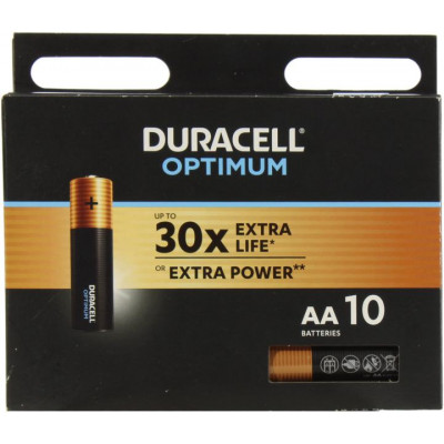 Duracell OPTIMUM MX1500-10 Size AA, 1.5V,щелочной (alkaline) уп. 10 шт