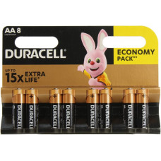 Duracell MN1500-8 (LR6) Size AA, 1.5V,щелочной (alkaline) уп. 8 шт