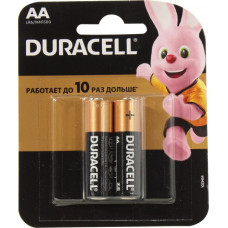 Duracell MN1500-2 (LR6) Size AA, 1.5V,щелочной (alkaline) уп. 2 шт