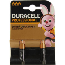 Duracell PROFESSIONAL MN2400-2 (LR03) Size AAA, 1.5V,щелочной (alkaline) уп. 2 шт