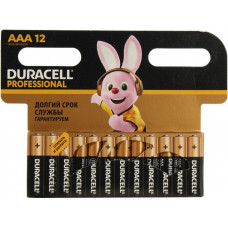 Duracell PROFESSIONAL MN2400-12 (LR03) Size AAA, 1.5V,щелочной (alkaline) уп. 12 шт