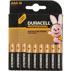 Duracell PROFESSIONAL MN2400-18 (LR03) Size AAA, 1.5V,щелочной (alkaline) уп. 18 шт