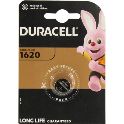 Duracell CR1620-1 (Li, 3V) уп. 1 шт