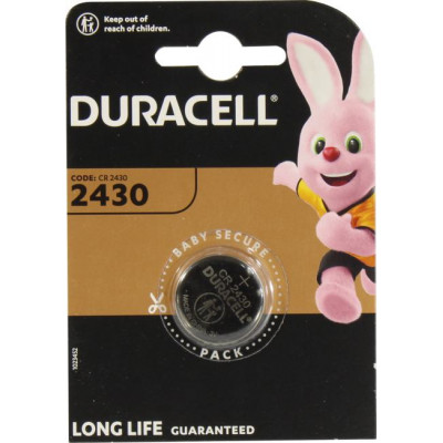 Duracell CR2430-1 (Li, 3V) уп. 1 шт