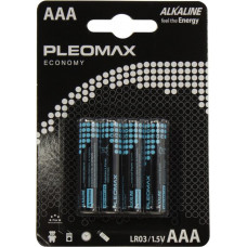 Pleomax LR03-4BL Economy (Size AAA, 1.5V, alkaline) уп. 4 шт