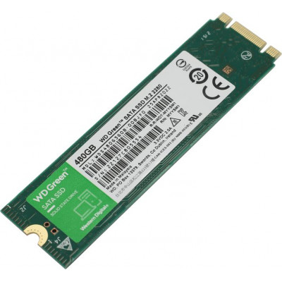 SSD жесткий диск M.2 2280 480GB GREEN WDS480G3G0B WDC