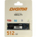 Накопитель SSD Digma PCI-E x4 512Gb DGSM3512GP33T Mega P3 M.2 2280