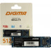 Накопитель SSD Digma PCI-E x4 512Gb DGSM3512GP33T Mega P3 M.2 2280