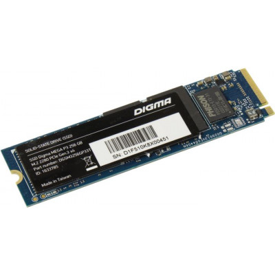 Накопитель SSD Digma PCI-E x4 256Gb DGSM3256GP33T Mega P3 M.2 2280