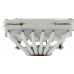 Thermalright AXP120-X67 White ARGB (4пин, 115x/1200/1700/2066/AM4, 26.1дБ, 1800 об/мин,Al+тепл.трубки)