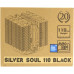 Thermalright Silver Soul 110 Black (4пин, 115x/1200/1700/2011/AM4, 23дБ, 2500 об/мин, Al+тепл.трубки)