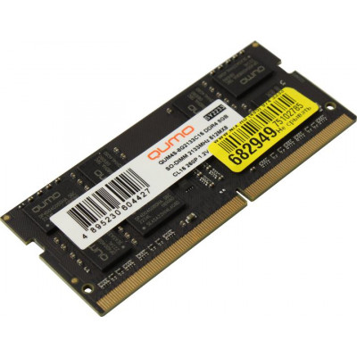 QUMO QUM4S-8G2133C15 DDR4 SODIMM 8Gb PC4-17000 (for NoteBook)