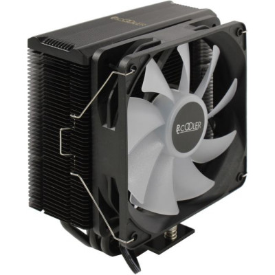 PCCooler Paladin EX300S (4пин, 1700/1200/115x/AM4/AM5, 28.6дБ, 400-1800 об/мин, Al+тепл.трубки)