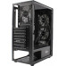 Miditower Powercase Mistral T4B CMITB-L4 Black ATX, без БП, с окном