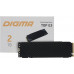 Накопитель SSD Digma PCI-E 4.0 x4 2Tb DGST4002TG33T Top G3 M.2 2280