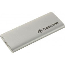 External SSD Transcend 500Gb ESD260C TS500GESD260C (USB3.1 gen 2, Type C 520/460Mbs, 3D NAND, 81x34x8mm, 33g) Silver