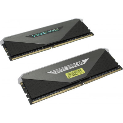 DDR4 Corsair Vengeance RGB RT 16Gb (2x8Gb) 3600Mhz CL18 (18-22-22-42) 1.35V / for AMD Ryzen / CMN16GX4M2Z3600C18/Black