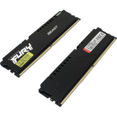 KF552C40BBK2-64 Kingston FURY DDR5 64GB KIT (32GBx2) 5200MHz Beast Black CL40