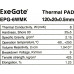 Термопрокладка ExeGate EPG-6WMK (120x20x0.5 mm, 6 Вт/ (м•К))