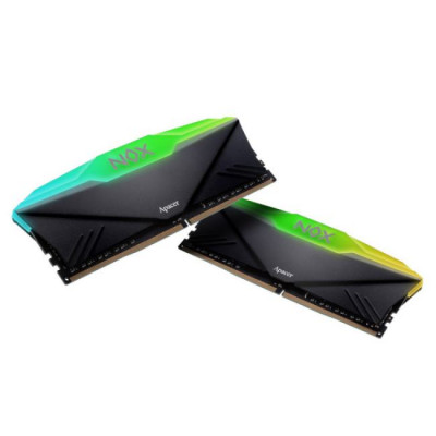 AH4U16G36C25YNBAA-2 16GB 3600МГц NOX RGB Black Gaming Memory DDR4 (Kit of 2) CL18 DIMM 1Gx8 Heat