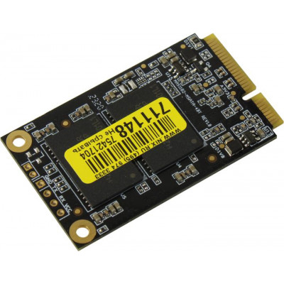 SSD mSATA KingSpec 256Gb MT Series MT-256 (SATA3, up to 550/500MBs, 3D NAND, 120TBW)