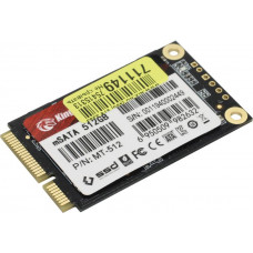 SSD mSATA KingSpec 512Gb MT Series MT-512 (SATA3, up to 560/540MBs, 3D NAND, 240TBW)