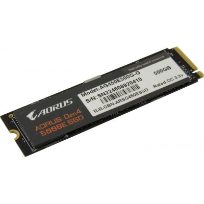 [NEW] SSD GIGABYTE Aorus 500Gb AG450E500G-G NVMe