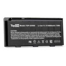 TopON TOP-GX660 MSI Erazer X6811, GX680, GX780, GT660, GT780 Series. 11.1V 6600mAh 73Wh. PN: BTY-M6D, S9N-3496200-M47.