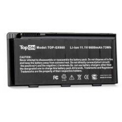 TopON TOP-GX660 MSI Erazer X6811, GX680, GX780, GT660, GT780 Series. 11.1V 6600mAh 73Wh. PN: BTY-M6D, S9N-3496200-M47.