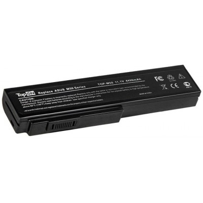 TopON TOP-M50 Asus M50, M60, G50, G60, X55, X57, N43S, N52, N61VF Series. 11.1V 4400mAh 49Wh. PN: A32-M50, A33-M50.