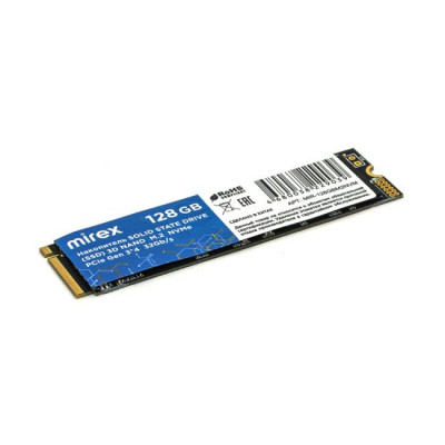 MIR-128GBM2NVM 128GB Mirex, M.2 2280, PCI-E 3x4, [R/W - 1000/650 MB/s] TLC