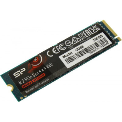 [NEW] SSD M.2 Silicon Power 250GB UD85 SP250GBP44UD8505 (PCI-E 4.0 х4, NVMe 1.4, 140TBW, 22х80мм)