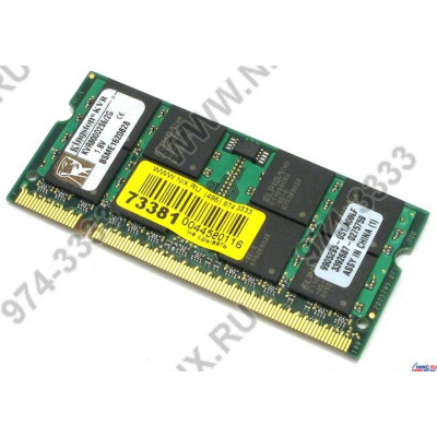 Kingston KVR800D2S6/2G DDR2 SODIMM 2Gb PC2-6400 1.8v 200-pin CL6 (for NoteBook)