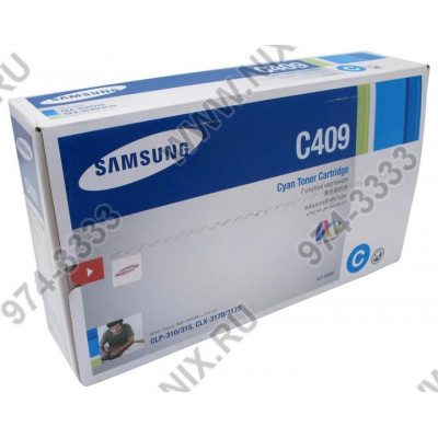 Тонер-картридж Samsung CLT-C409S Cyan для Samsung CLP-310/315, CLX-3170/3175