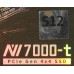 [NEW] SSD M.2 Netac 512Gb NV7000-t Series NT01NV7000t-512-E4X Retail (PCI-E 4.0 x4, up to 7200/4400MBs, 22х80mm, heatsin