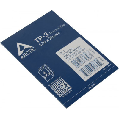 [NEW] ACTPD00055A Arctic Cooling Термопрокладка Arctic Thermal pad 120x20mm, 0.5mm - 4 Pack TP-3