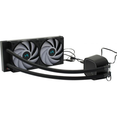 СВО DEEPCOOL LE520 (TDP 250W, ARGB Lighting, Anti-Leak edition, PWM, DUAL FAN) RET