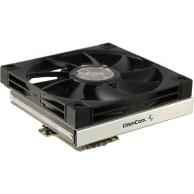 DEEPCOOL AN600 низкопрофильный 67mm (TDP 180W, PWM, White LED Fan 120mm, 6 тепл. трубок, Copper Base, черный) RET