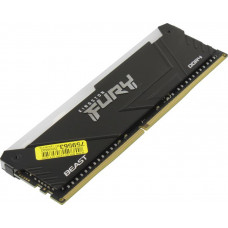 KF432C16BB12A/16 Kingston 16GB DDR4 3200MHz DIMM FURY Beast Black RGB XMP KF432C16BB12A/16 CL16, 1.35V 288-pin Non-ECC