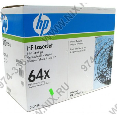 Картридж HP CC364X (№64X) Black для HP LaserJet P4015/4515 (повышенной ёмкости)