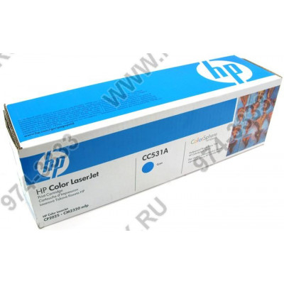 Картридж HP CC531A (№304A) Cyan для HP Color LaserJet CP2025, CM2320mfp
