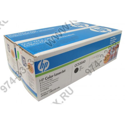 Картридж HP CC530AD (№304A) Dual Pack Black для HP Color LaserJet CP2025, CM2320mfp