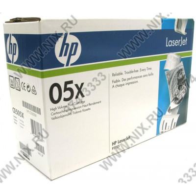 Картридж HP CE505X (№05X) Black для HP LaserJet P2055 (повышенной ёмкости)