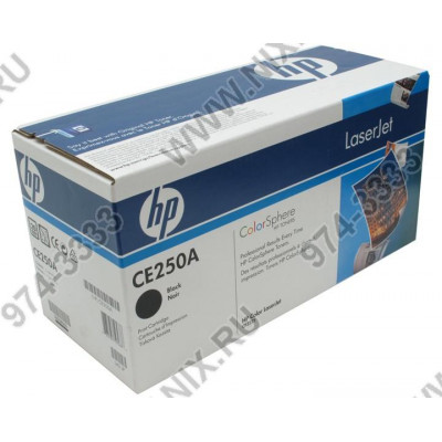 Картридж HP CE250A (№504A) Black для HP LJ CP3525, CM3530
